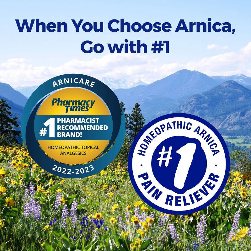 slide 6 of 8, Boiron Arnicare Gel for Relief of Joint Pain, Muscle Pain, Muscle Soreness, and Swelling from Bruises or Injury Non-greasy and Fragrance-Free - 2.6 oz, 2.6 oz
