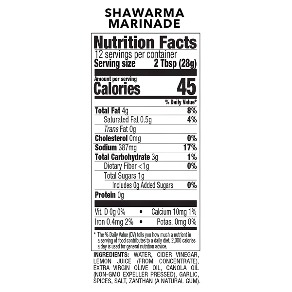 slide 3 of 9, Teta Foods Shawarma, 12 fl oz