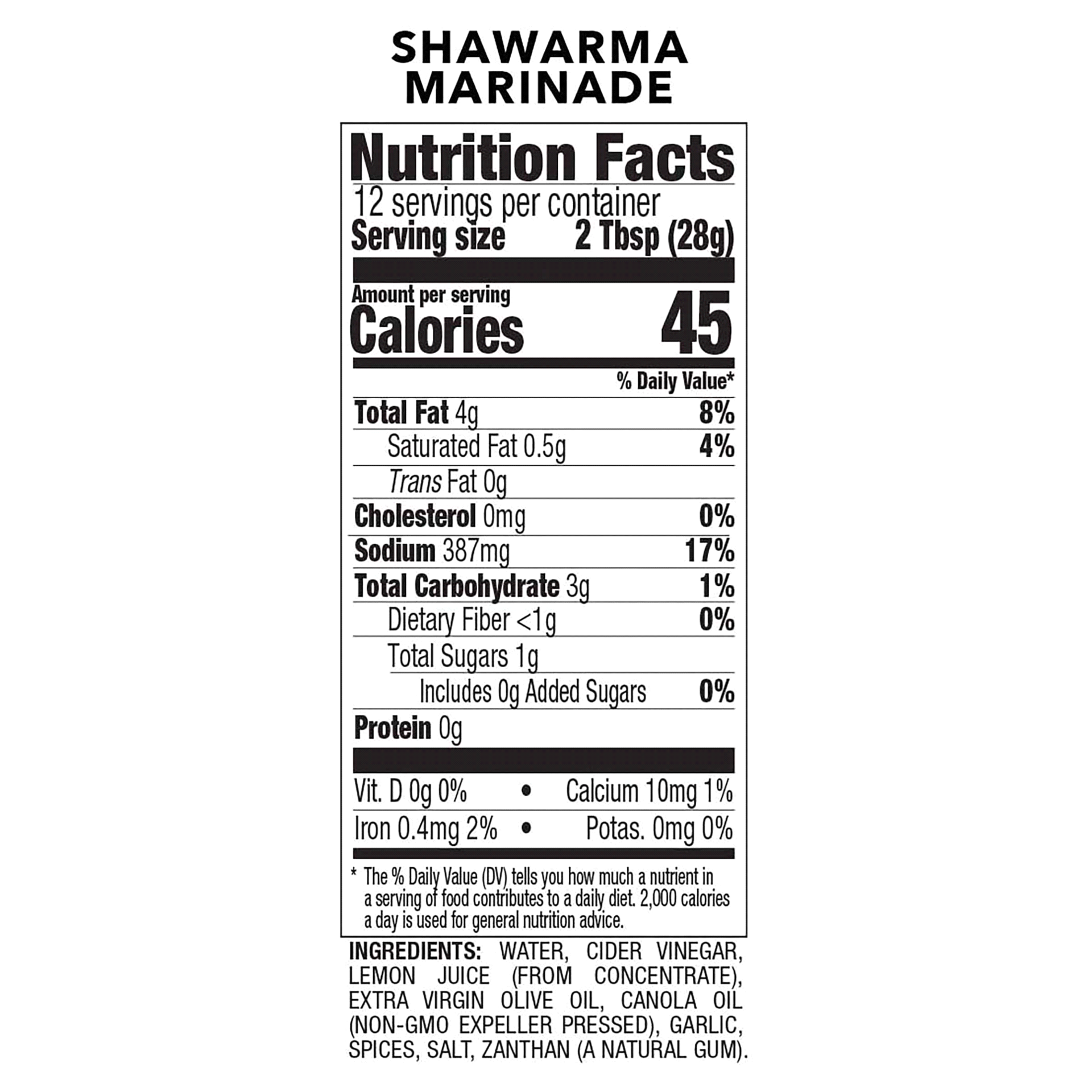 slide 6 of 9, Teta Foods Shawarma, 12 fl oz