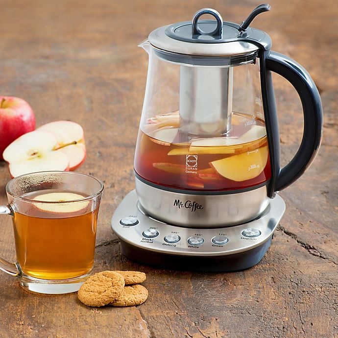 Mr. Coffee 1.2Litter Hot Tea Maker and Kettle Stainless Steel 1 ct