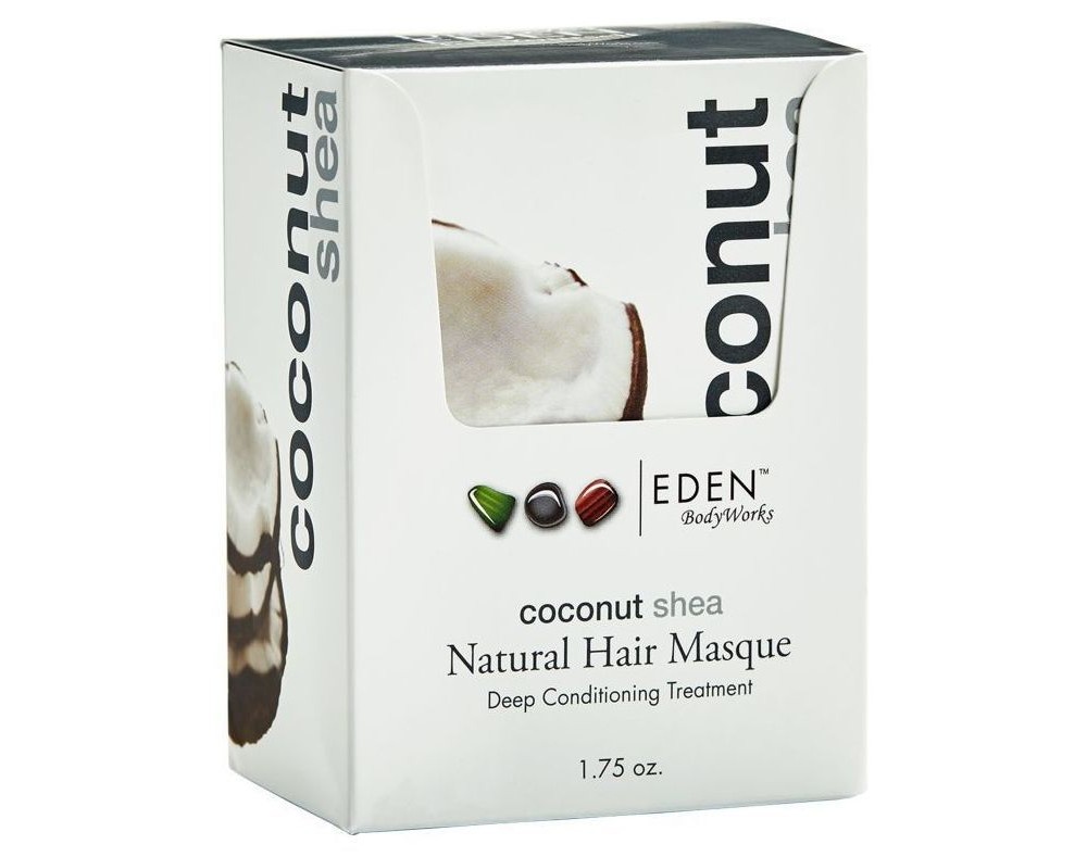 slide 2 of 2, EDEN BodyWorks Coconut Shea Hair Masque, 16 fl oz