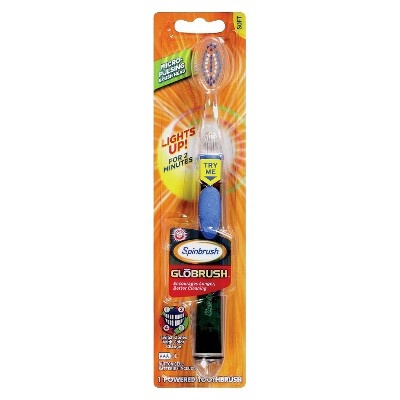 slide 1 of 1, Arm & Hammer Spinbrush Globrush Powered Toothbrush, 1 ct