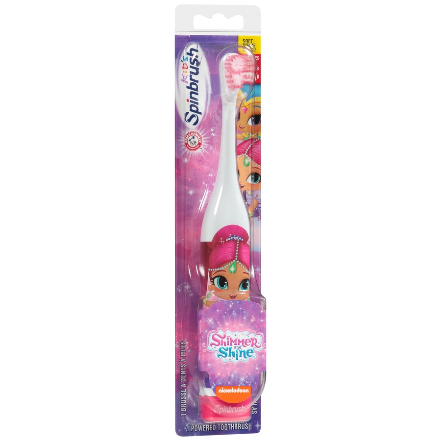 slide 2 of 6, Spinbrush Shimmer And Shine Kid's Powered Toothbrush - Color May Vary, 1 ct