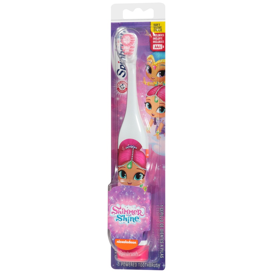 slide 3 of 6, Spinbrush Shimmer And Shine Kid's Powered Toothbrush - Color May Vary, 1 ct