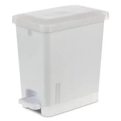 2.7gal Step Trash Can Clear - Room Essentials