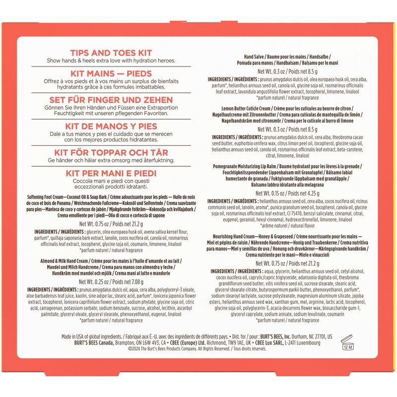 slide 2 of 14, Burt's Bees Tips and Toes Kit - 6ct, 6 ct