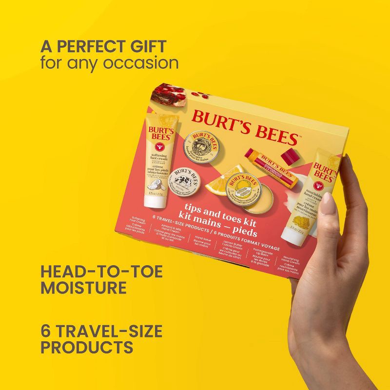 slide 4 of 14, Burt's Bees Tips and Toes Kit - 6ct, 6 ct