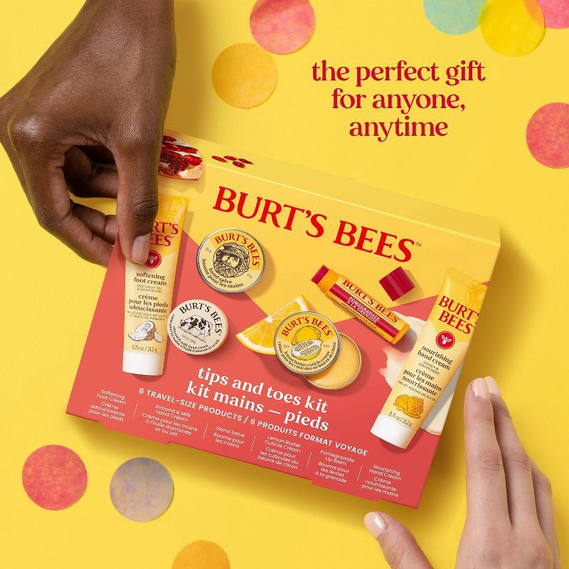 slide 8 of 14, Burt's Bees Tips and Toes Kit - 6ct, 6 ct