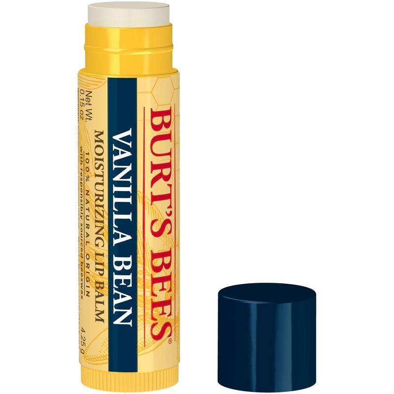 slide 2 of 9, Burt's Bees 100% Natural Origin Vanilla Bean Lip Balm - 0.15oz​, 0.15 oz