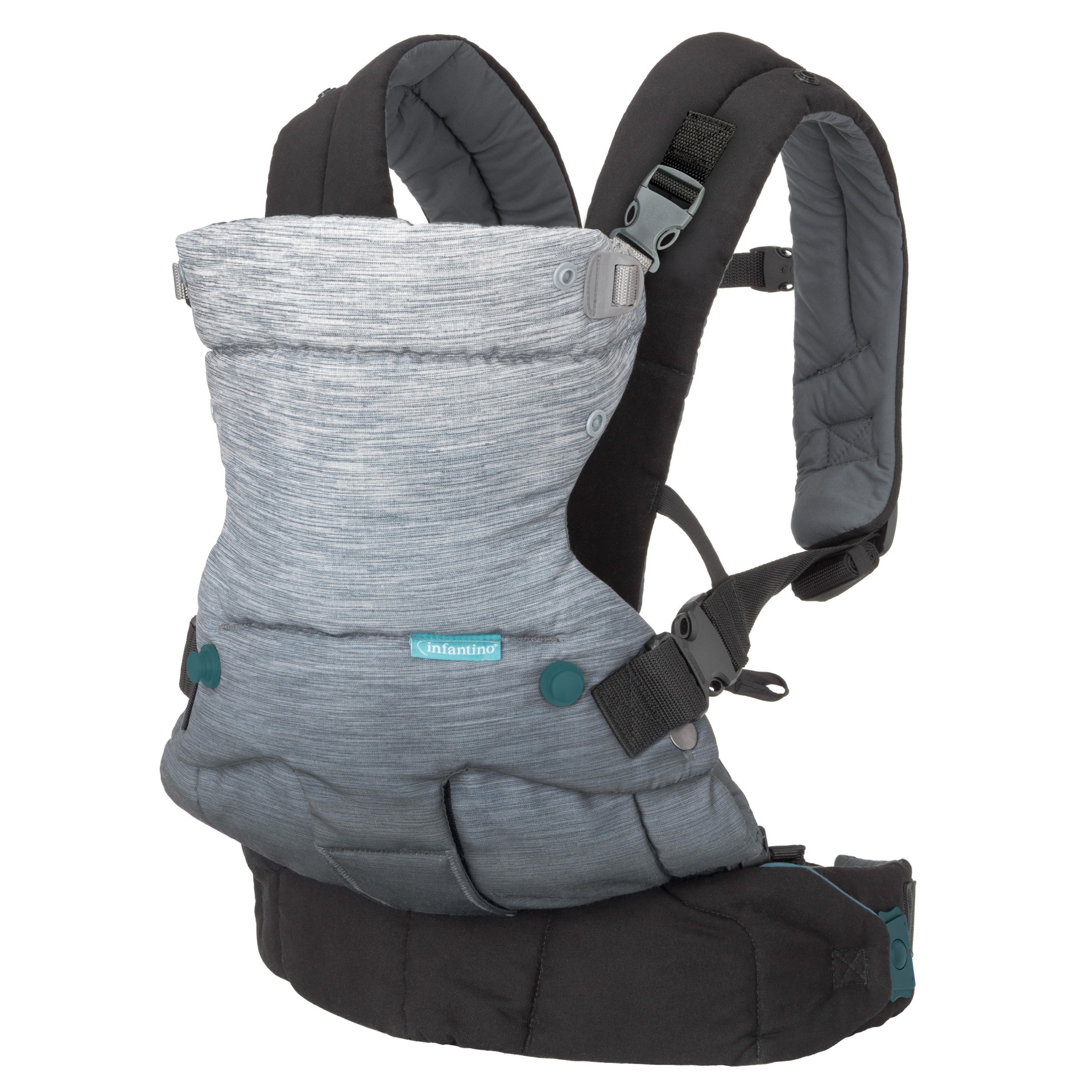 slide 1 of 8, Infantino Go Forward Baby Carrier - Gray, 1 ct