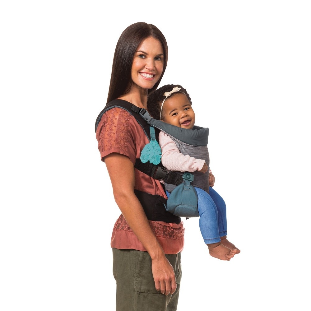 slide 4 of 8, Infantino Go Forward Baby Carrier - Gray, 1 ct