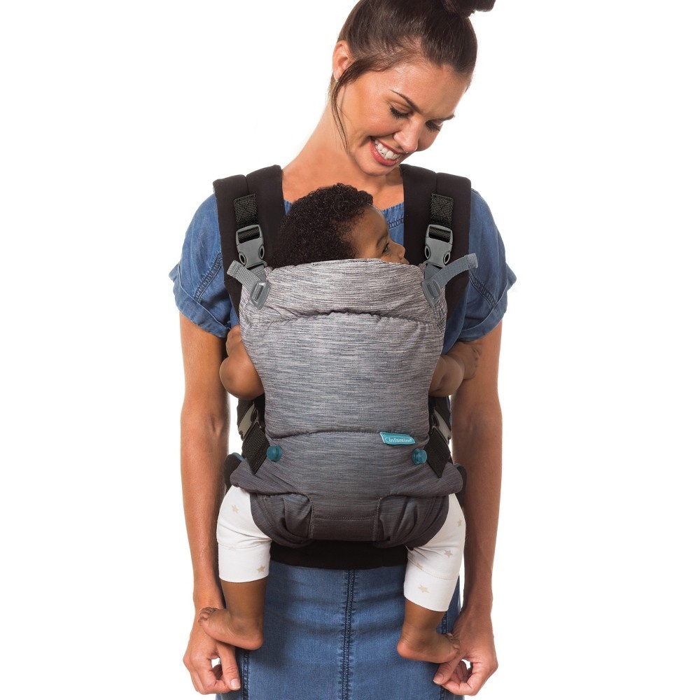 slide 5 of 8, Infantino Go Forward Baby Carrier - Gray, 1 ct