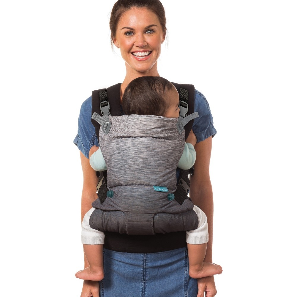 slide 6 of 8, Infantino Go Forward Baby Carrier - Gray, 1 ct