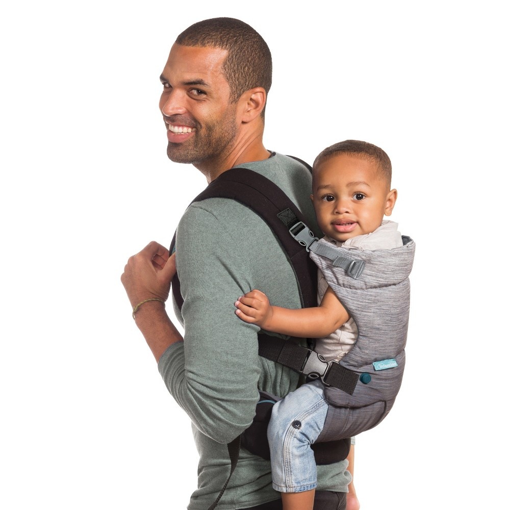 slide 7 of 8, Infantino Go Forward Baby Carrier - Gray, 1 ct