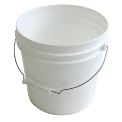 Argee White 2 Gallon Plastic Bucket
