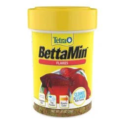 Tetra BettaMin Tropical Seafood Medley Flakes Cleaner & Clearer Water Formula - 0.81oz