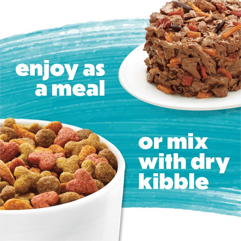 slide 9 of 13, Purina Beneful IncrediBites Small Dogs Wet Dog Food with Real Chicken, Tomatoes, Carrots & Wild Rice - 3oz/3ct Pack, 3 ct; 3 oz