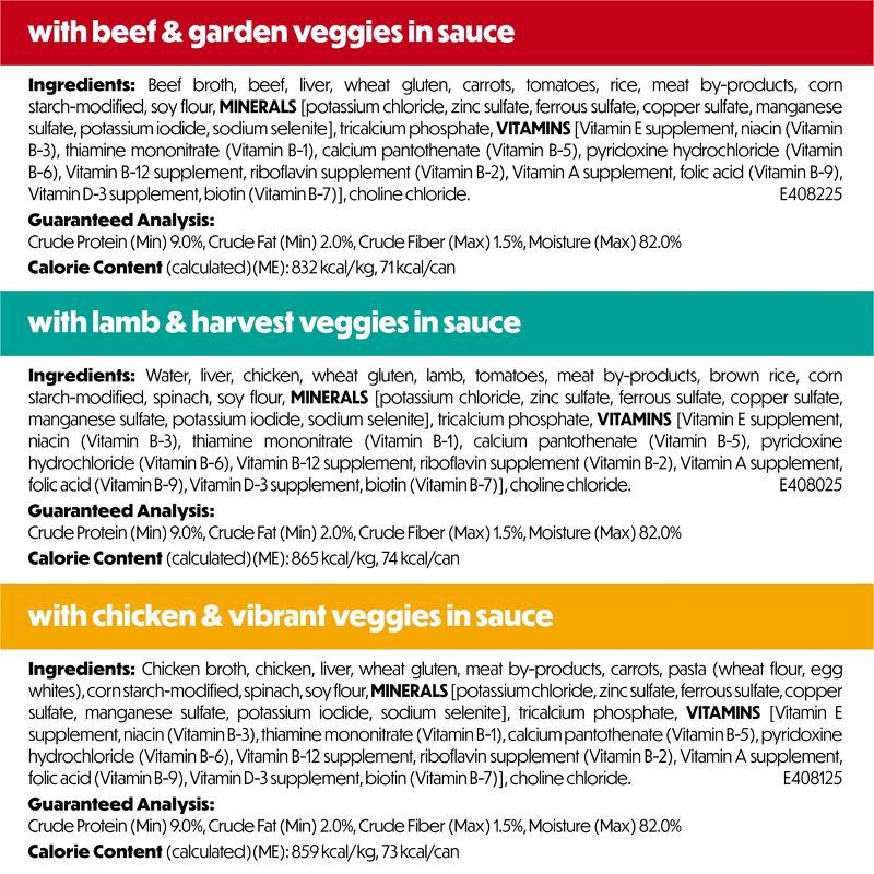 slide 6 of 13, Purina Beneful Medleys Tuscan, Romana & Mediterranean Styles with Chicken, Beef and Lamb Flavor Wet Dog Food - 3oz/12ct Variety Pack, 12 ct; 3 oz