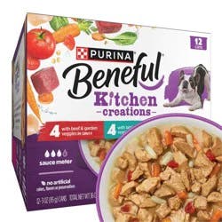 Purina Beneful Medleys Tuscan, Romana & Mediterranean Styles with Chicken, Beef and Lamb Flavor Wet Dog Food - 3oz/12ct Variety Pack