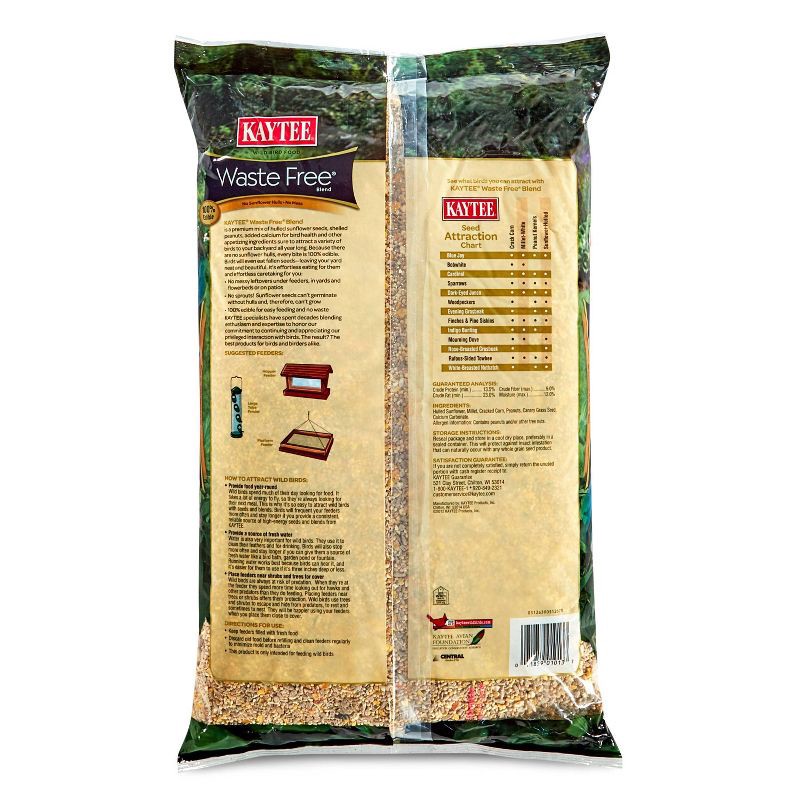 slide 2 of 5, Kaytee Waste Free No Mess Blend Wild Bird Food - 10lbs, 10 lb