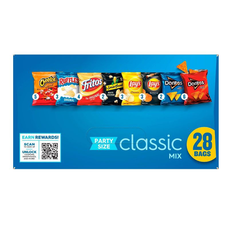 slide 10 of 10, Frito-Lay Variety Pack Classic Mix - 28ct, 28 ct