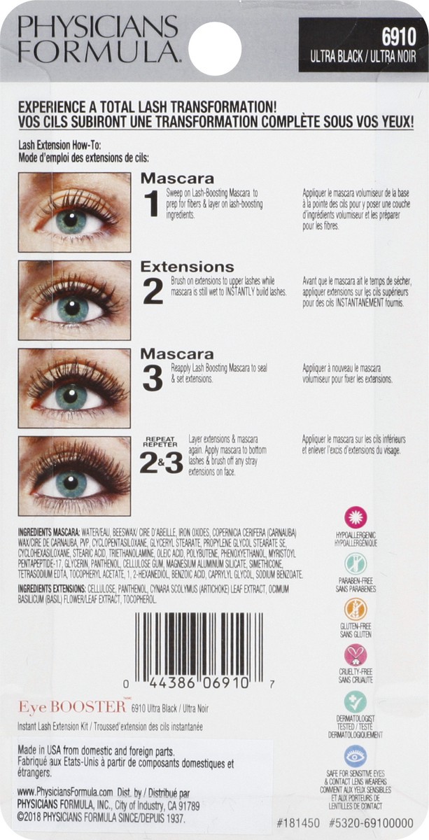 slide 5 of 12, Physicians Formula Ultra Black 6910 Extreme Length Instant Lash Extension Kit 1 ea, 1 ct