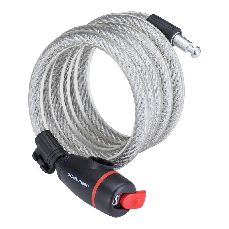 slide 3 of 7, Schwinn Cable Bike Lock - 6 Feet, 1 ct