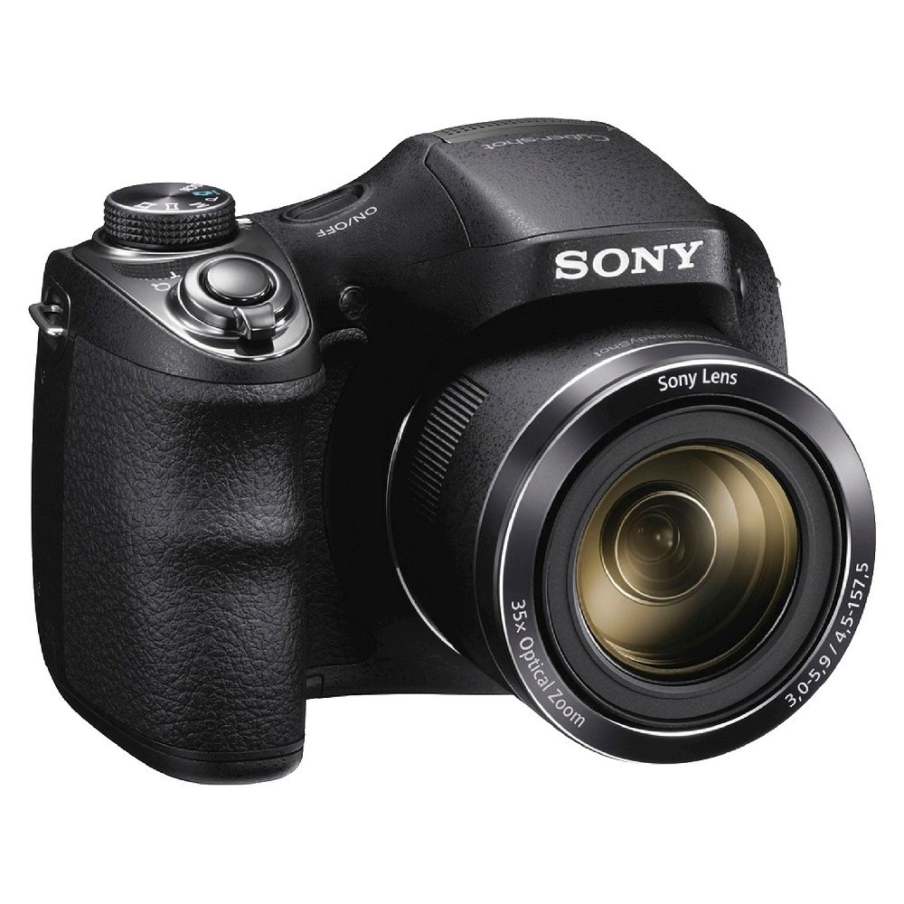 slide 3 of 6, Sony DSCH300/B 20MP Digital Camera with 35X Optical Zoom - Black, 1 ct