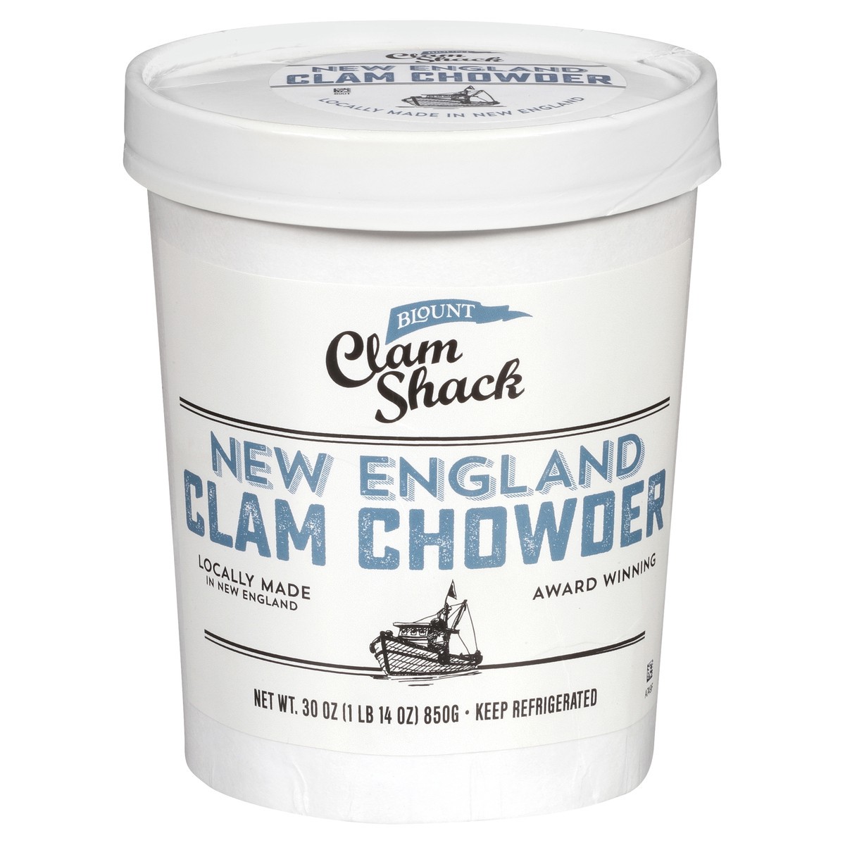 slide 7 of 14, Blount Clam Shack Gluten Free New England Clam Chowder, Soup, 30 OZ Bag-In-Cup, 30 oz