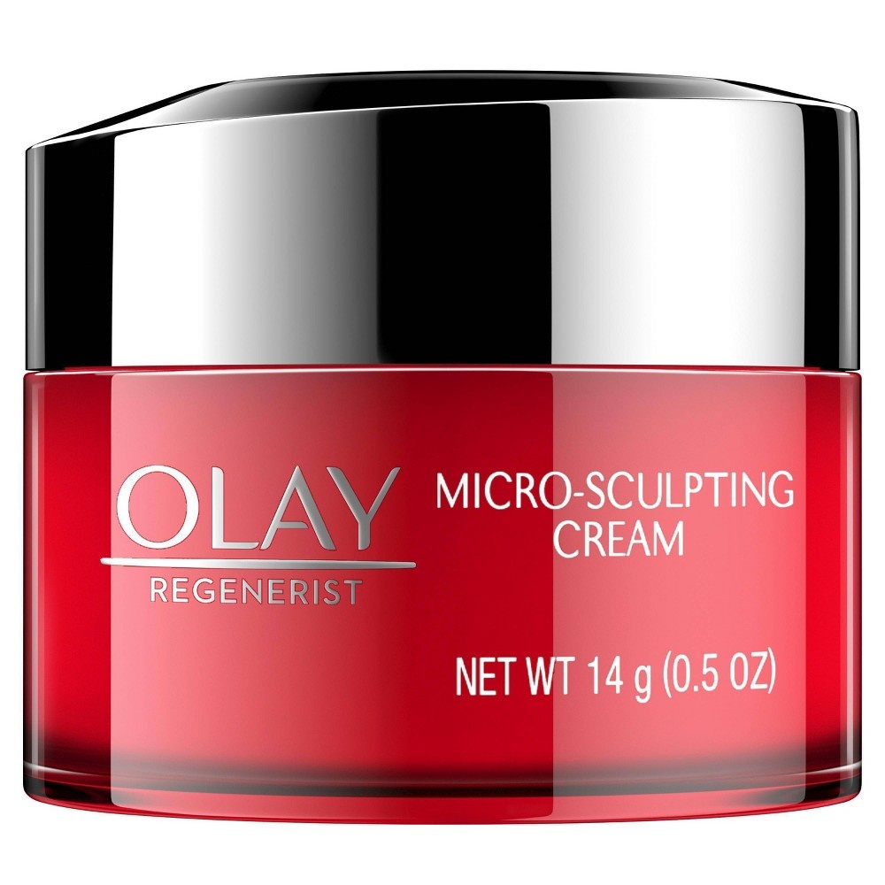 slide 4 of 7, Olay Regenerist Micro-Sculpting Face Moisturizer, 0.5 oz