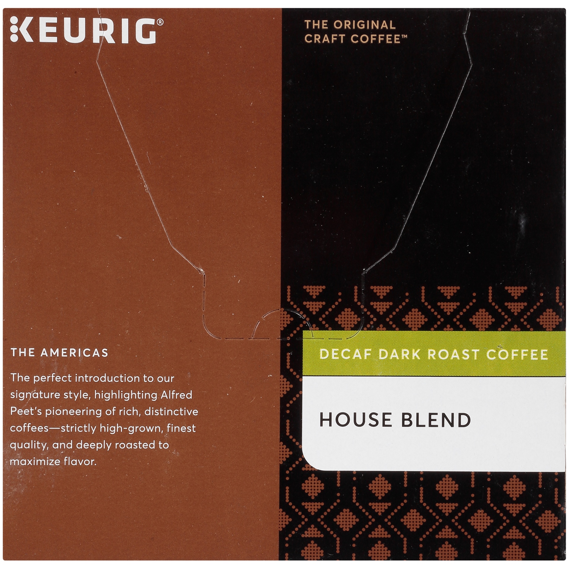 slide 6 of 7, Peet's Coffee Decaf House Blend Dark Roast Coffee - Keurig K-Cup Pods, 16 ct