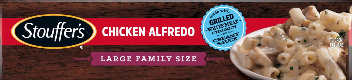 slide 3 of 16, Stouffer's Large Family Size Chicken Alfredo Frozen Meal, 57 oz