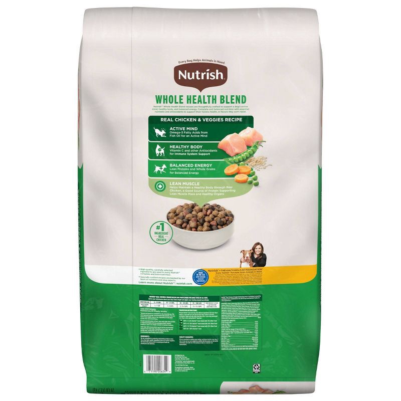 slide 2 of 11, Nutrish Whole Health Blend Real Chicken and Vegetable Recipe Dry Dog Food - 28lbs, 28 lb