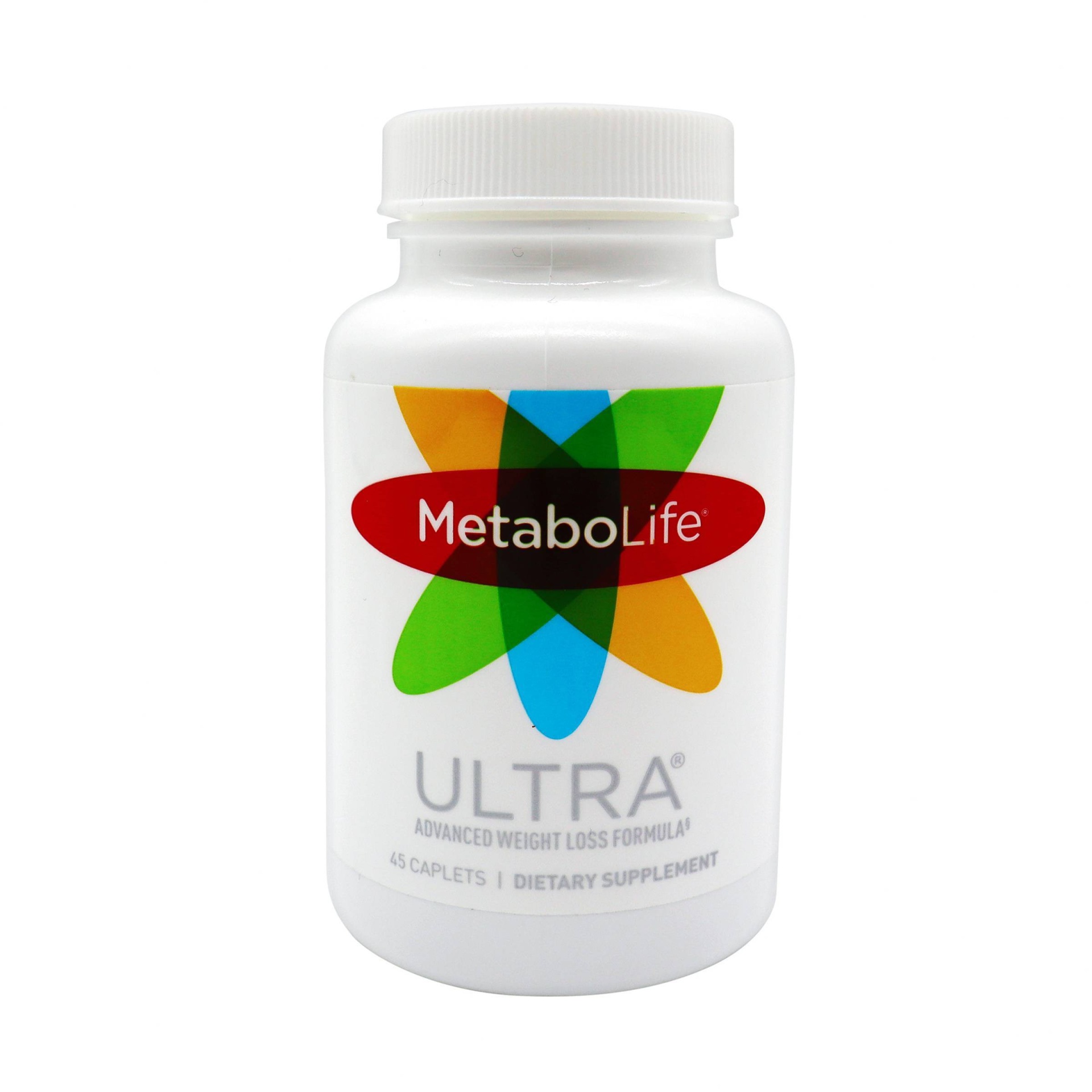 slide 1 of 6, MetaboLife Ultra Advanced Weight Loss Formula Dietary Supplement Caplets, 45 ct