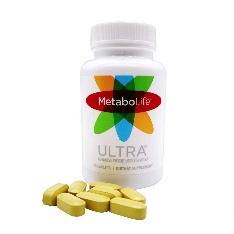 slide 5 of 6, Metabolife Ultra Advanced Weight Loss Formula Dietary Supplement Caplets - 45ct, 45 ct