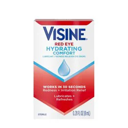 Visine Advanced Redness + Irritation Relief Lubrication / Redness Eye Drops - .28 fl oz