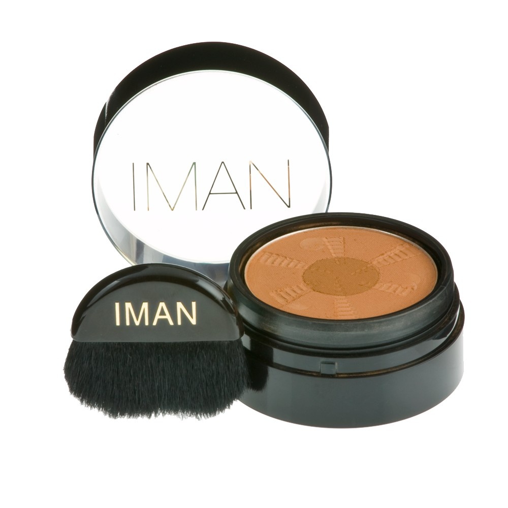 slide 1 of 1, IMAN Second to None Semi Loose Powder - Medium Dark, 1 ct