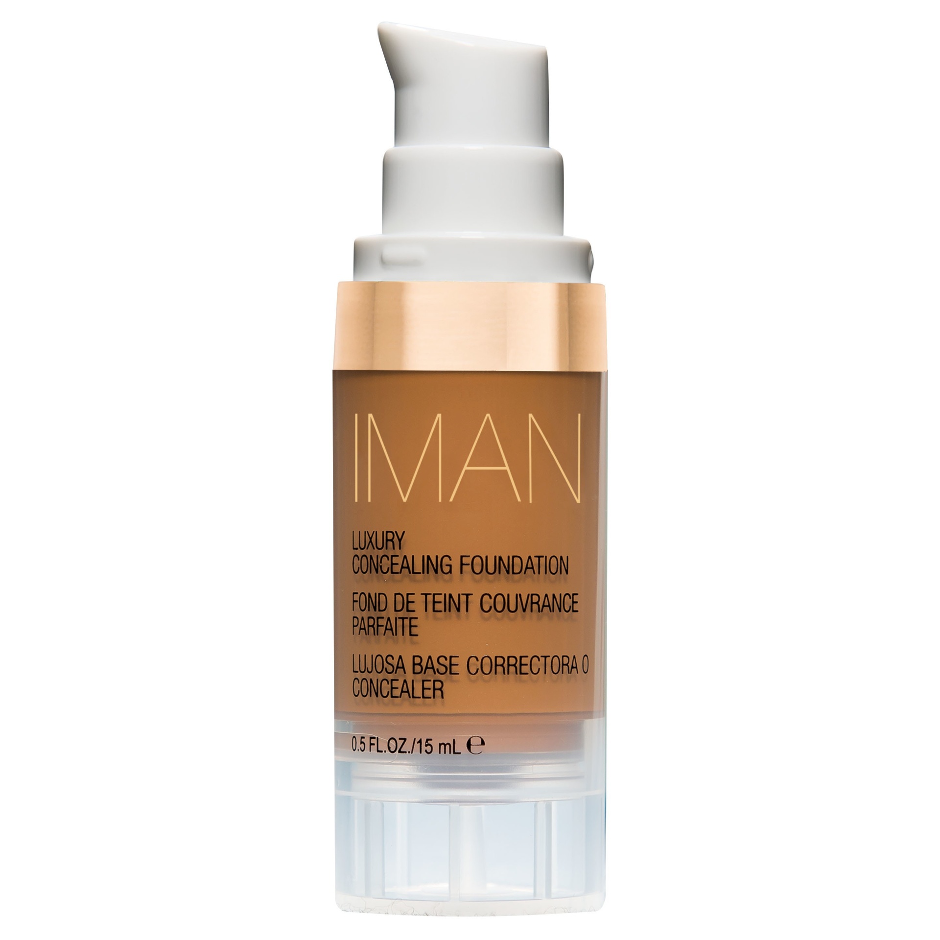 slide 1 of 1, IMAN Luxury Concealing Foundation Earth 1, 1 ct