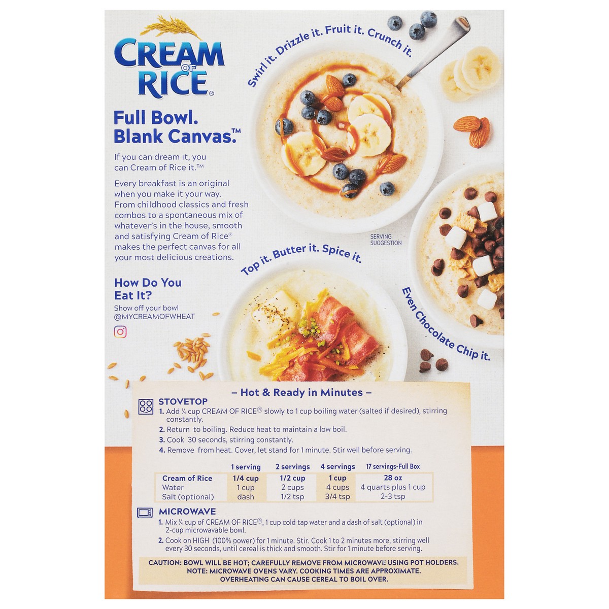 slide 6 of 14, Cream of Rice Gluten Free Hot Cereal 28 oz, 28 oz