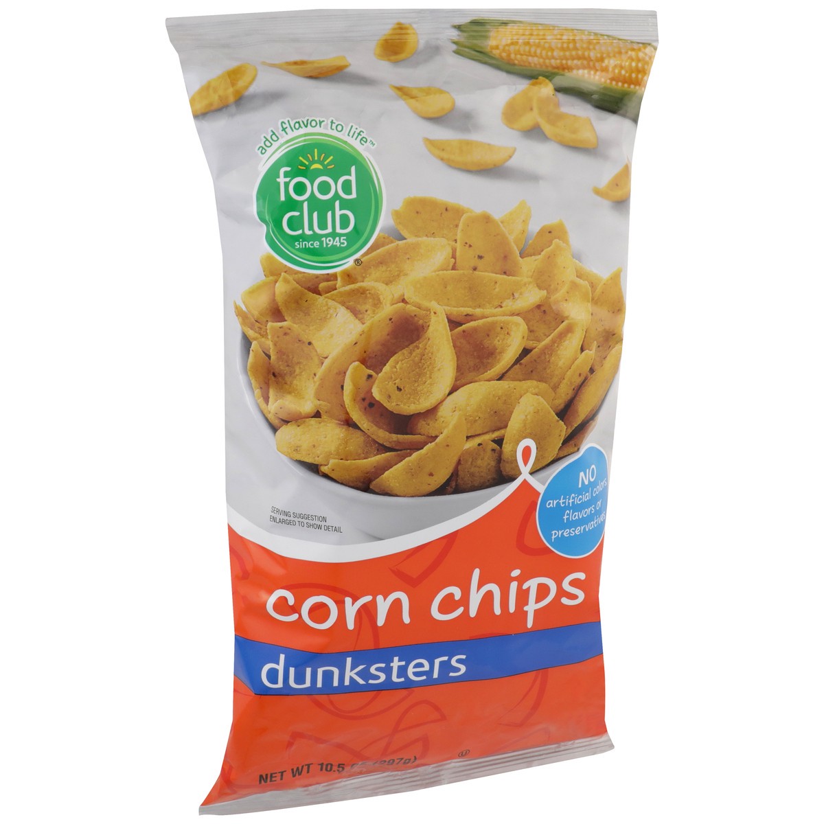 slide 2 of 9, Food Club Dunksters Corn Chips, 10.5 oz