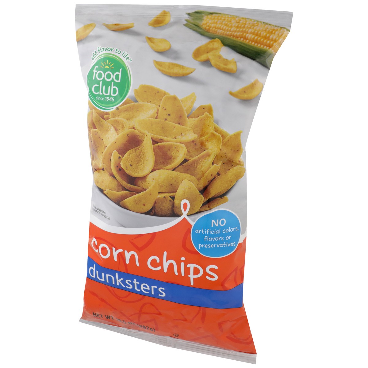 slide 3 of 9, Food Club Dunksters Corn Chips, 10.5 oz