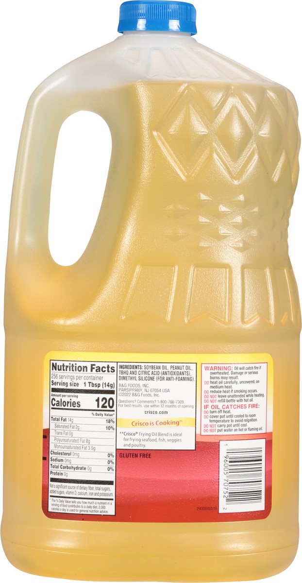slide 2 of 8, Crisco Frying Oil Blend, 1 gal