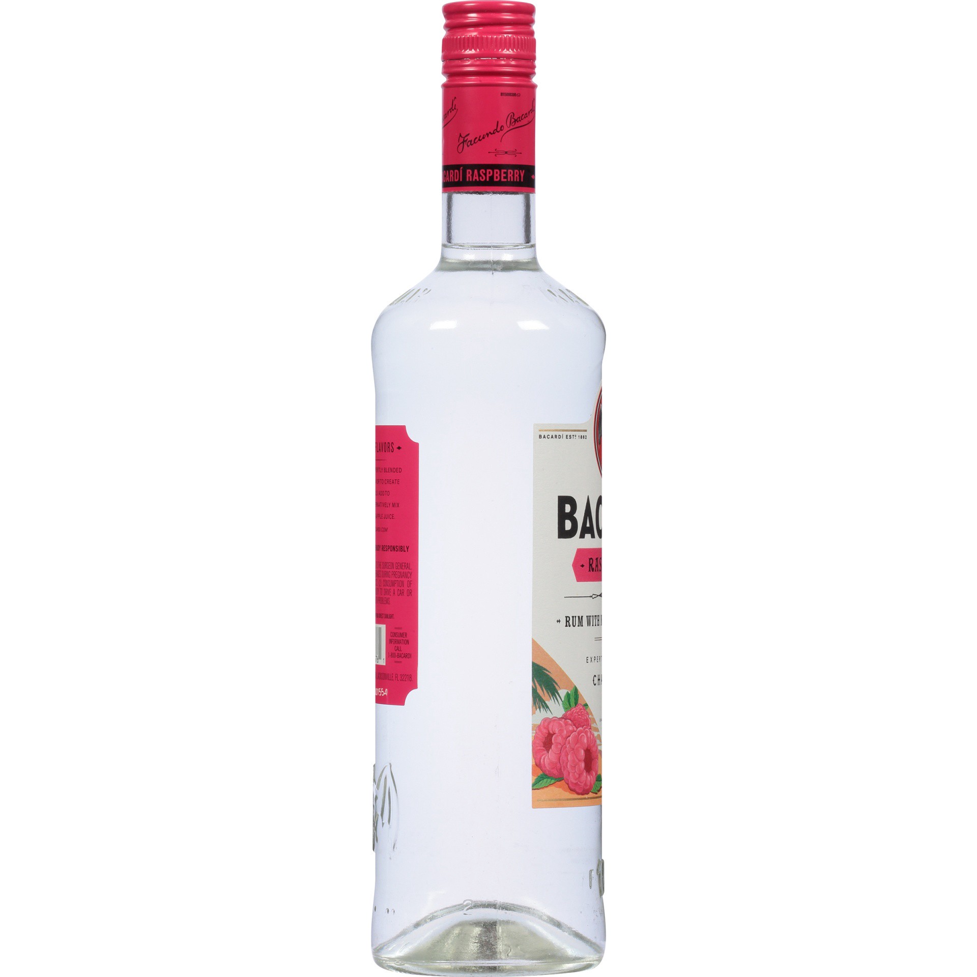 slide 3 of 4, Bacardi Rum Raspberry, 1 ct