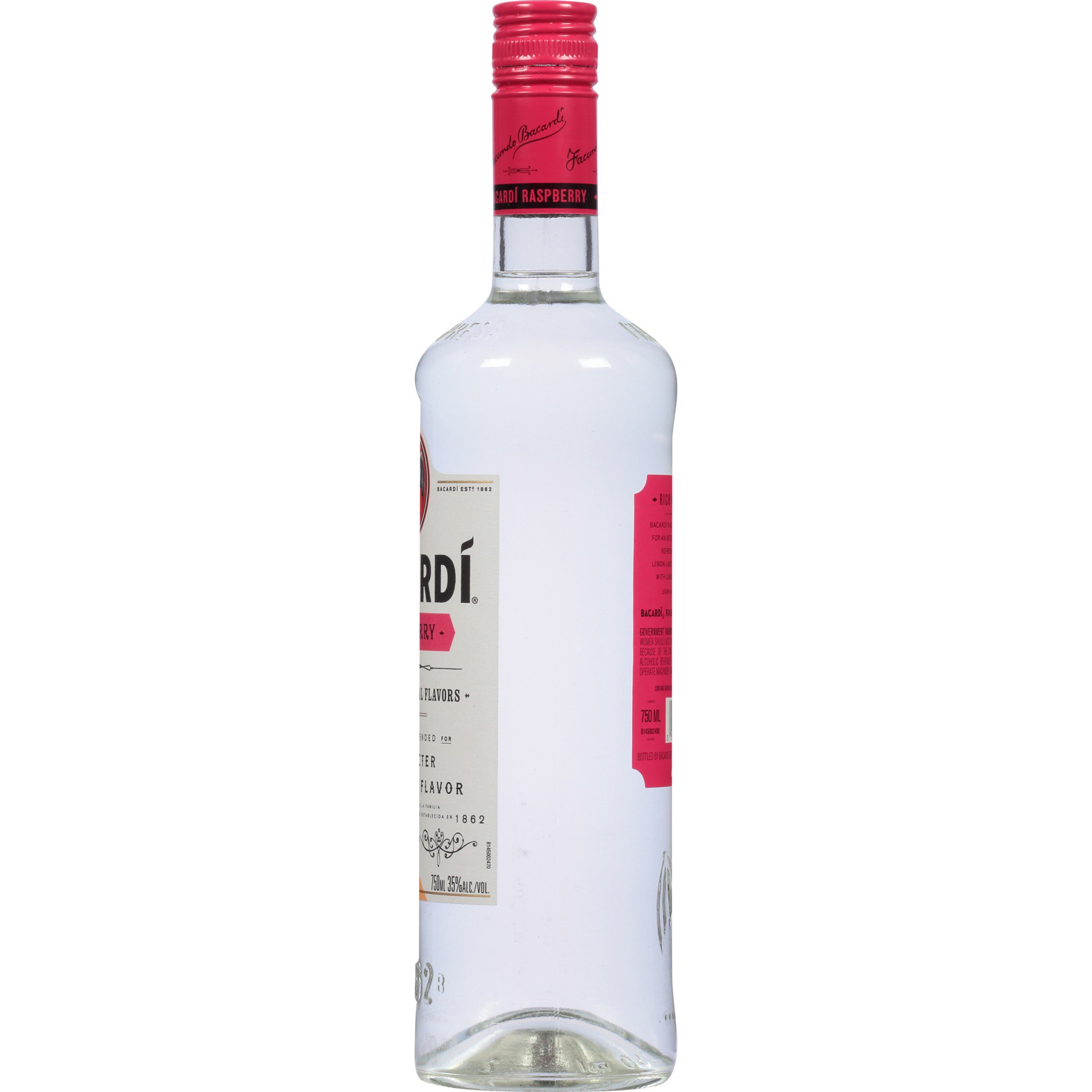 slide 2 of 4, Bacardi Rum Raspberry, 1 ct