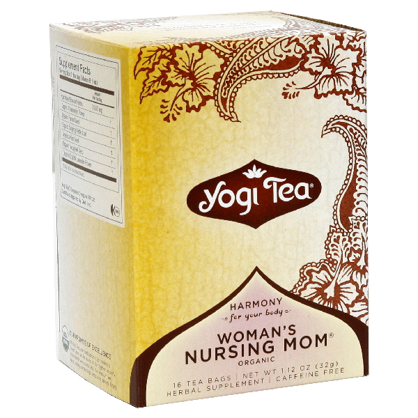slide 1 of 4, Yogi Organic Womans Nursing Support Tea Bags, 16 ct