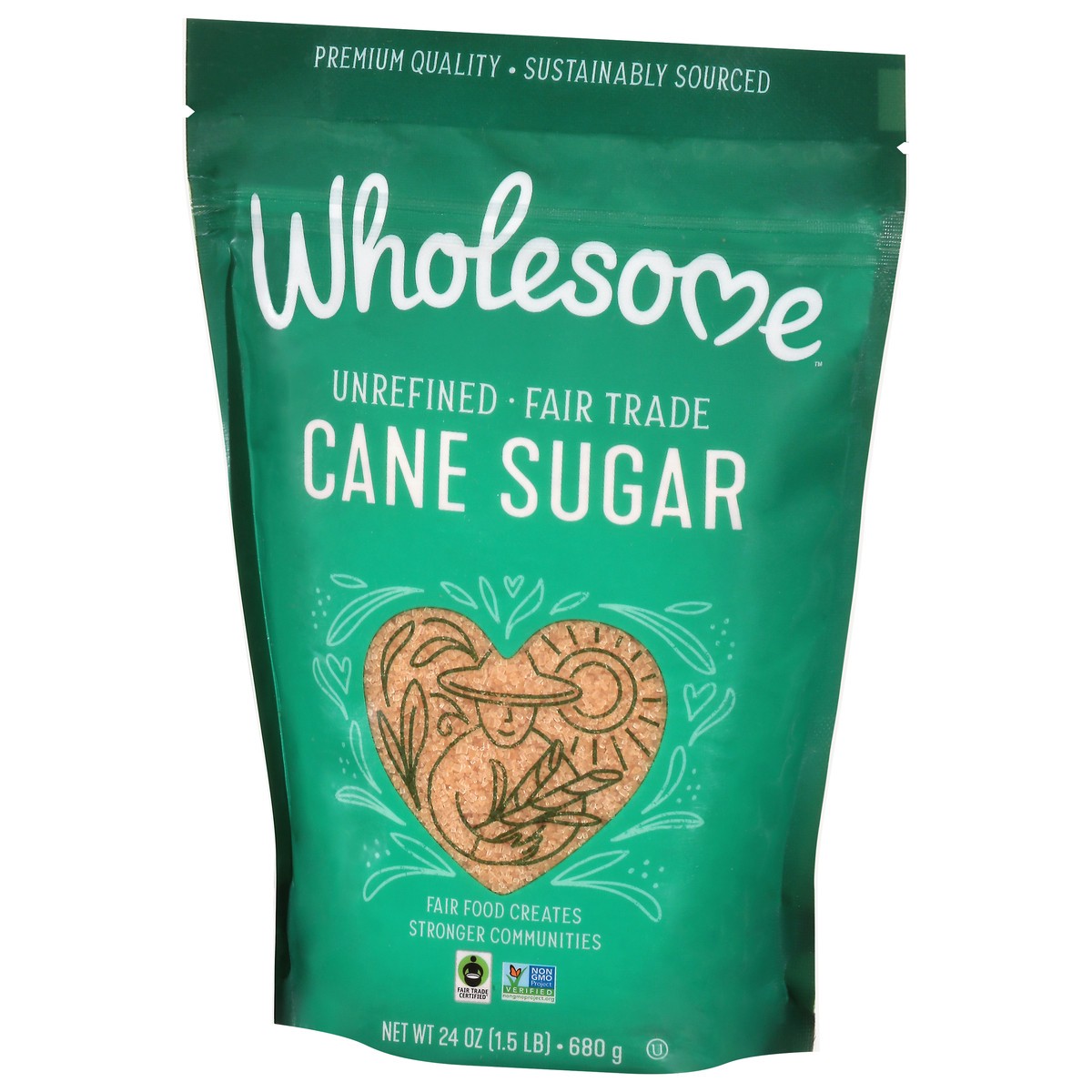 slide 9 of 12, Wholesome Sweeteners Natural Cane Sugar, 24 oz