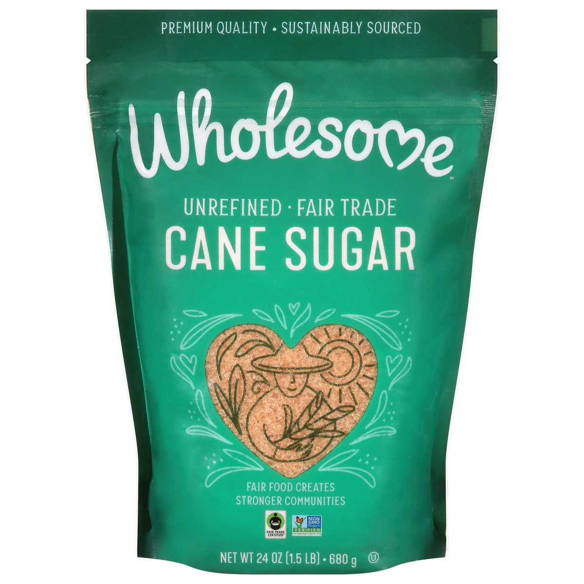 slide 1 of 12, Wholesome Sweeteners Natural Cane Sugar, 24 oz