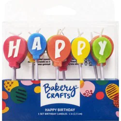Culpitt Happy Birthday Specialty Candle