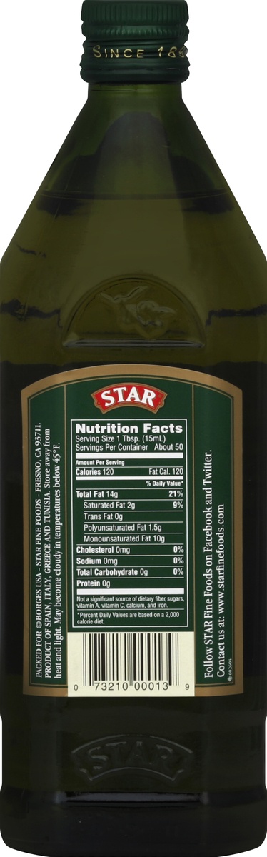 slide 4 of 7, Star Extra Virgin Olive Oil, 25 oz