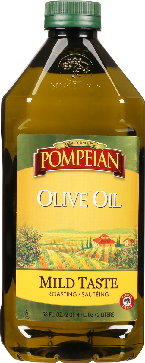 slide 3 of 7, Pompeian 68 oz Pompeian Mild Taste Olive Oil, 68 fl oz